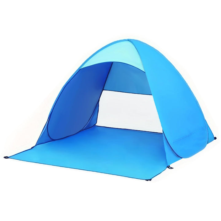 Strandmuschel Pop Up, Tragbares Automatisches Wasserdichtes Schattenzelt, UPF 50+ Strandzelt für 1-3