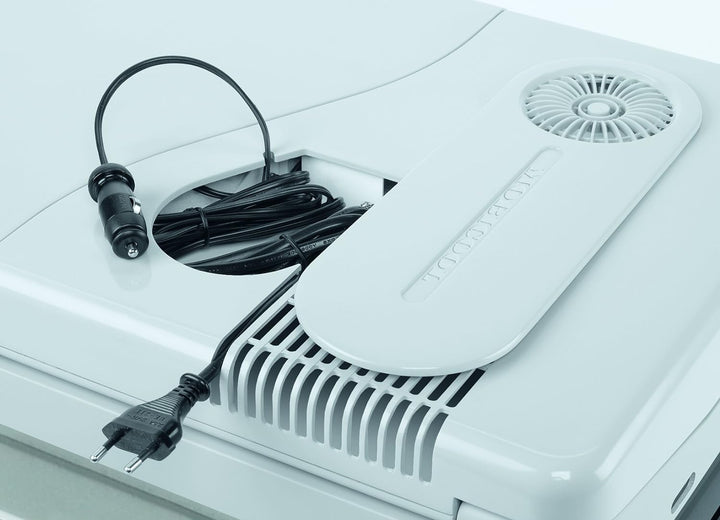 MOBICOOL W40 Kühlbox mit Rollen | Elektrisch | 39 L | 12V, 24V, 230V | für Auto, Lkw, Boot, Reisemob