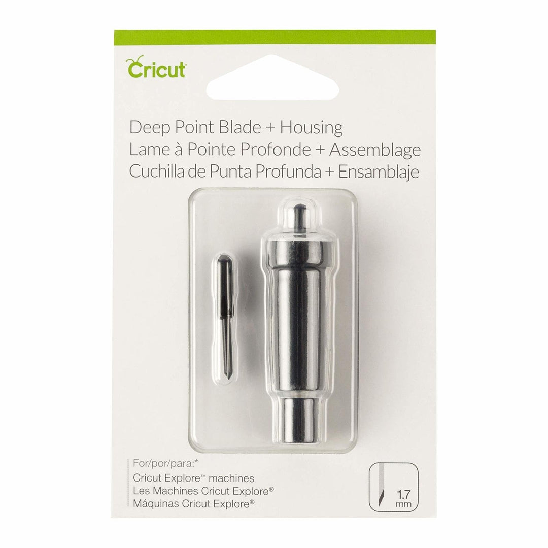 Cricut Explore Deep Cut Housing & Blade-, Blade + Housing Deep Pt, Deep Pt