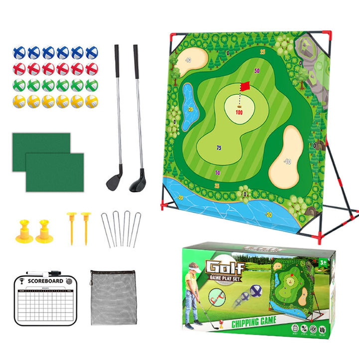 2025 Neues Battle Golf Game Set, Sticky Golf Darts Chipping Spiel, Übungsmatte, Kinder Outdoor Spiel