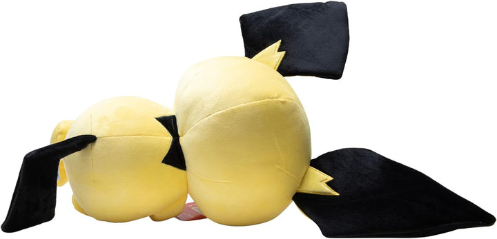 Pokémon PKW3113 - 45cm Schlafendes Plüsch - Pichu, offizielles Pokémon Plüsch, Pichu