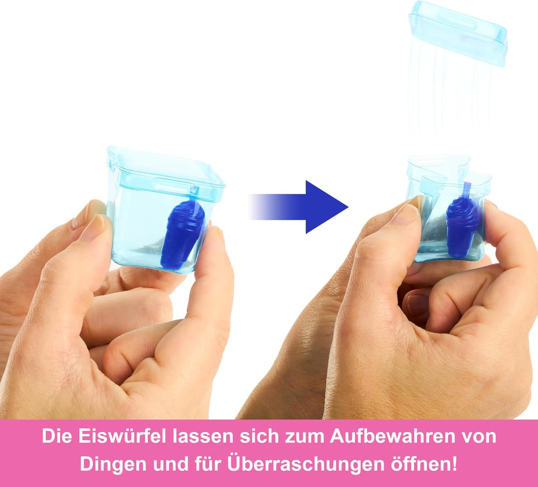 Barbie Pop Reveal Fruit - Puppe mit violetten Haaren im Grapefruitduft, 8 Überraschungen, duftendes