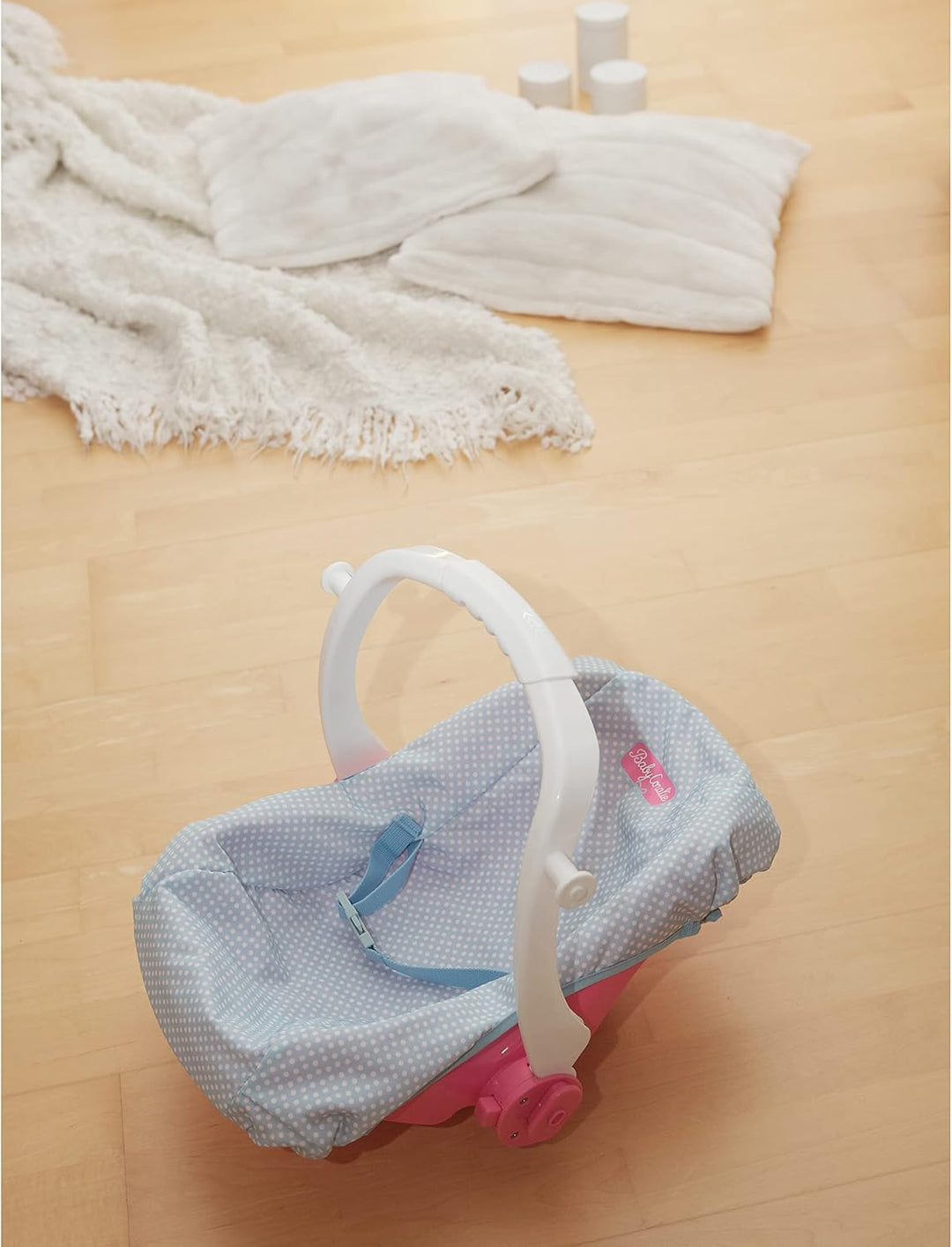 Theo Klein 1684 - Princess Coralie doll Carry cot, Babypuppe