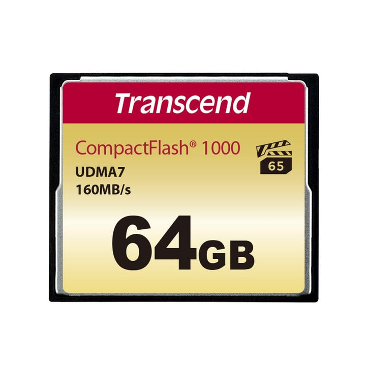 Transcend 64GB CompactFlash 1000 Speicherkarte TS64GCF1000 64GB CF1066X, 64GB CF1066X