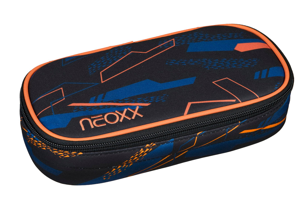 neoxx - Jump Schlamperbox - Recycelte PET-Flaschen, Hauptfach mit Reissverschluss, 10 Stifteschlaufe