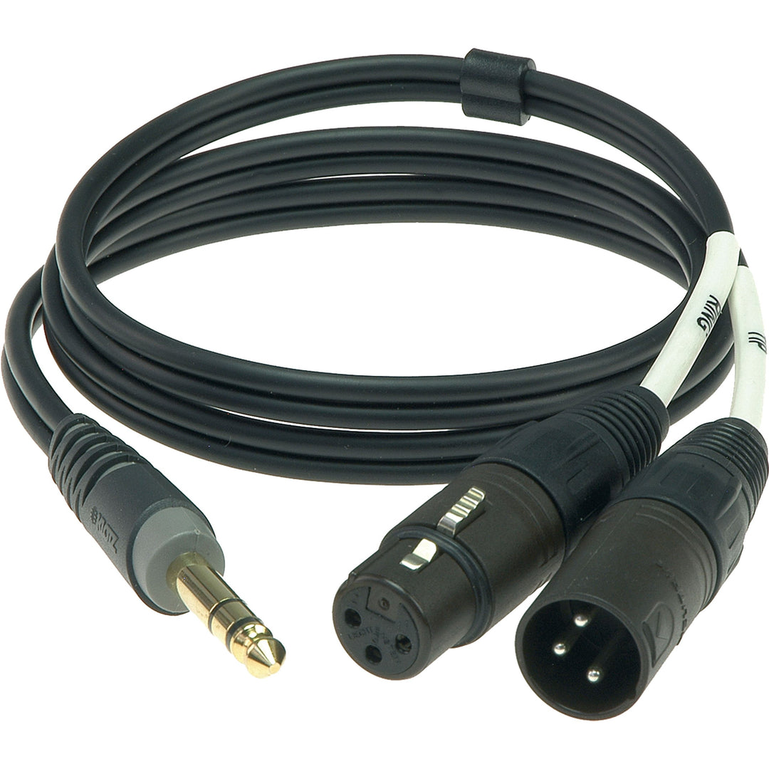 Klotz Insert-Kabel XLR m/f-6,3 Ste.Kl. 2 m, AY1X-0200, Neutrik - Einführkabel