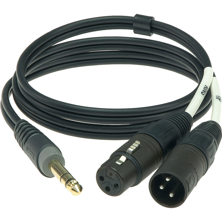 Klotz Insert-Kabel XLR m/f-6,3 Ste.Kl. 2 m, AY1X-0200, Neutrik - Einführkabel