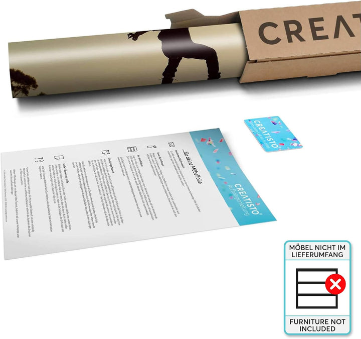 Möbelfolie selbstklebend für Kinder - passend für IKEA Malm Kommode 6 Schubladen (hoch) I Tolle Möbe