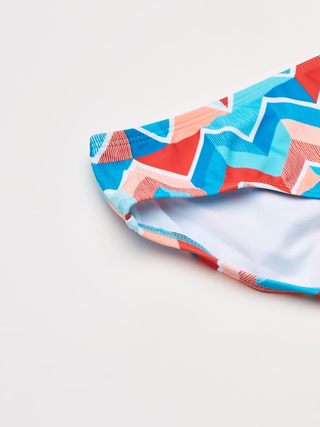 Kanu Surf Mädchen Mahina Halter Bikini Beach Sport 2-piece Swimsuit Bikini-Set 4 Rubin, Blau, Zickza