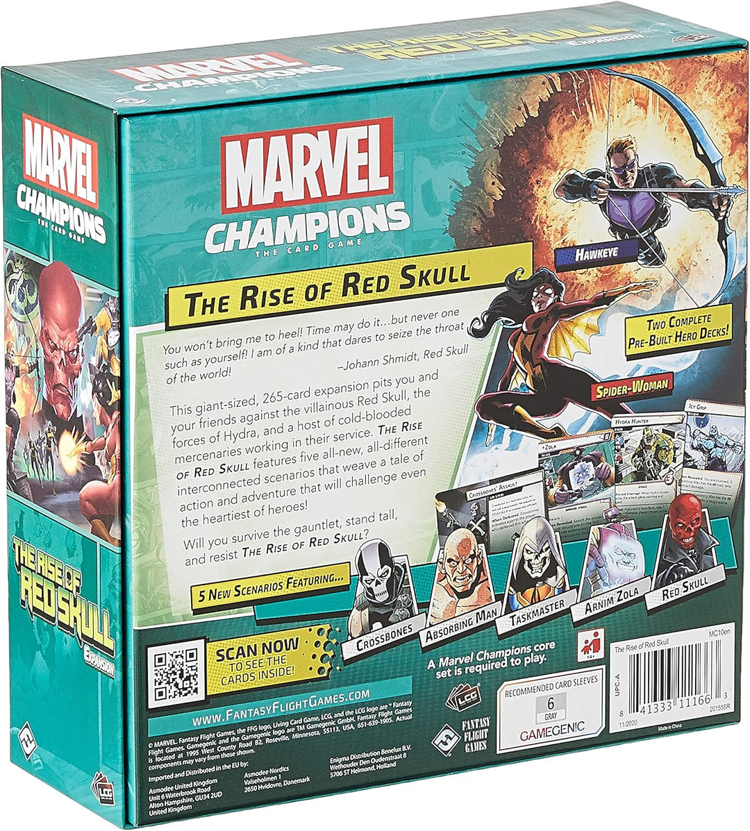 Fantasy Flight Games - Marvel Champions: Expansion: The Rise of Red Skull - Card Game 4. Expansion E