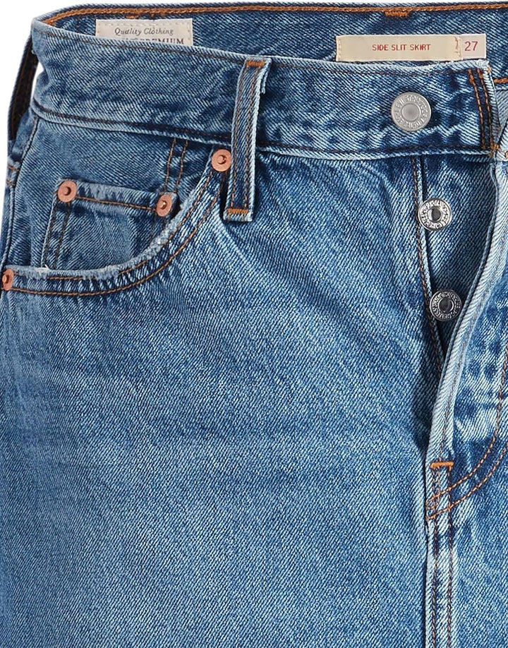 Levi's Damen Side Slit Skirt Rock, Artist Divided