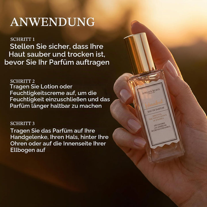 Atelier Rebul Istanbul Eau de Parfum 12ml - Mini Parfum für unterwegs - langanhaltend blumig 12 ml (