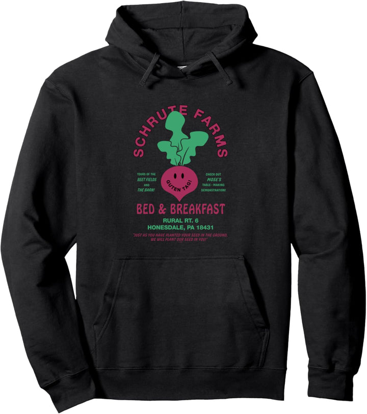 The Office Schrute Farms B&B Guten Tag! Pullover Hoodie