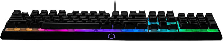 Cooler Master MasterKeys MK110 Mem-chanische Gaming Tastatur – Schwebende Hybrid Schalter, 6 RGB-Hin