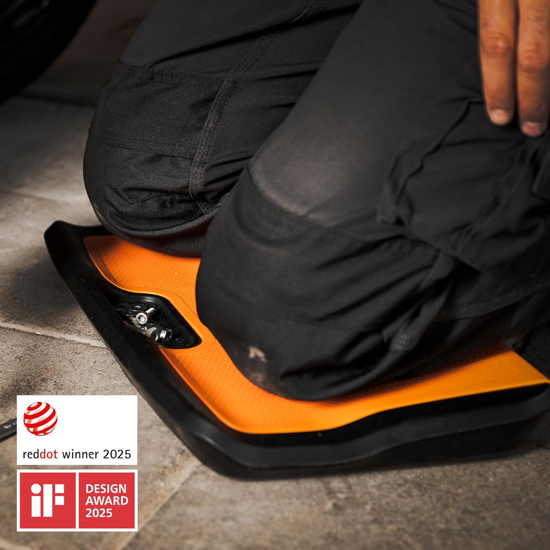 FENTO BOARD M2 | Ergonomisches Kniebrett | Multifunktionales Kniekissen mit Magnet-Ablage, Anti-Ruts