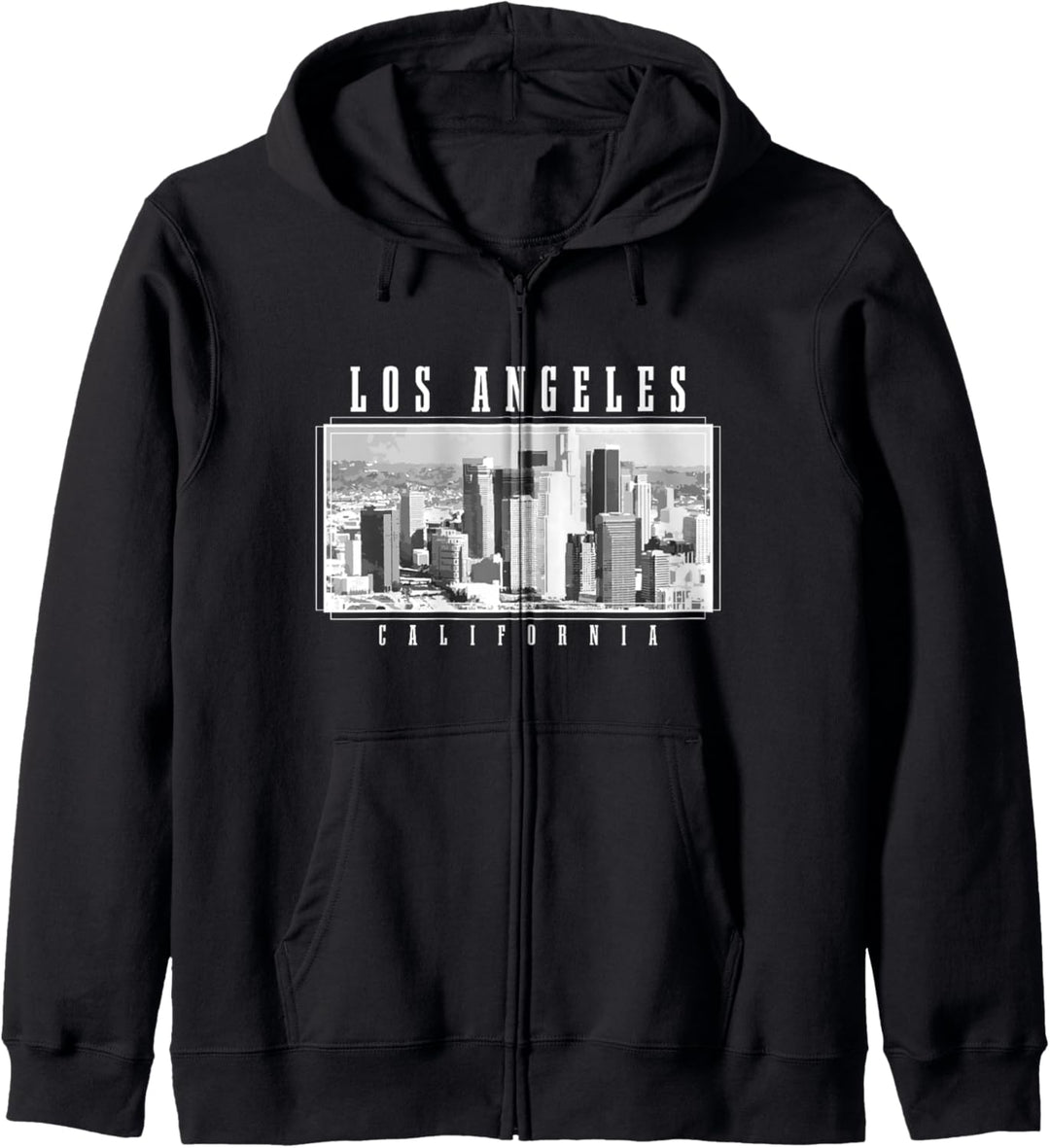 LA Los Angeles California Skyline USA Vintage Souvenir Kapuzenjacke