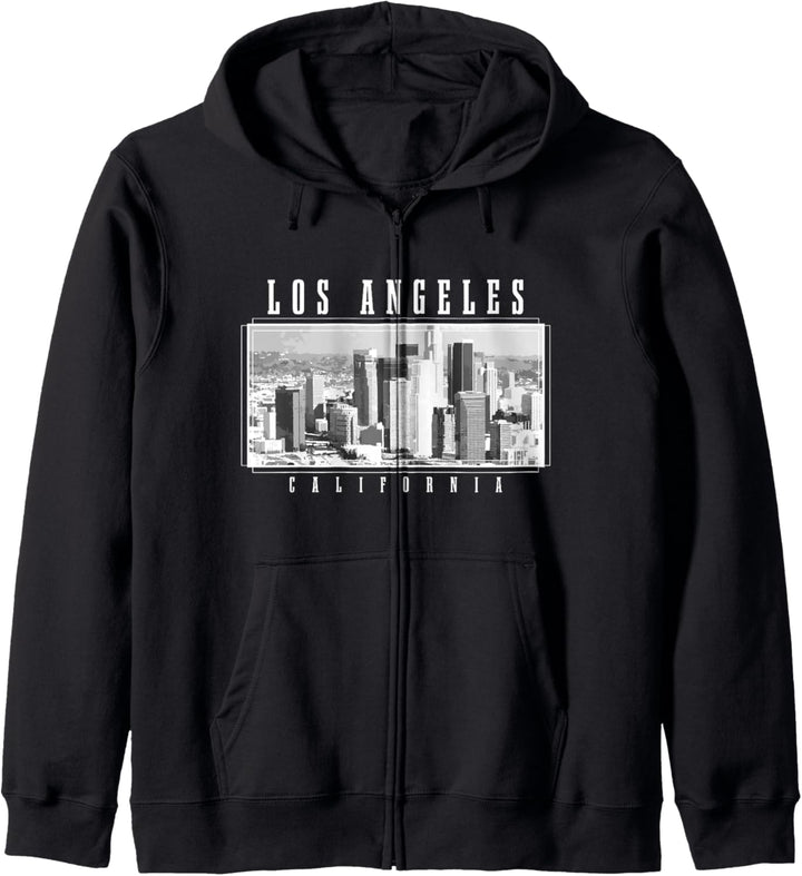 LA Los Angeles California Skyline USA Vintage Souvenir Kapuzenjacke