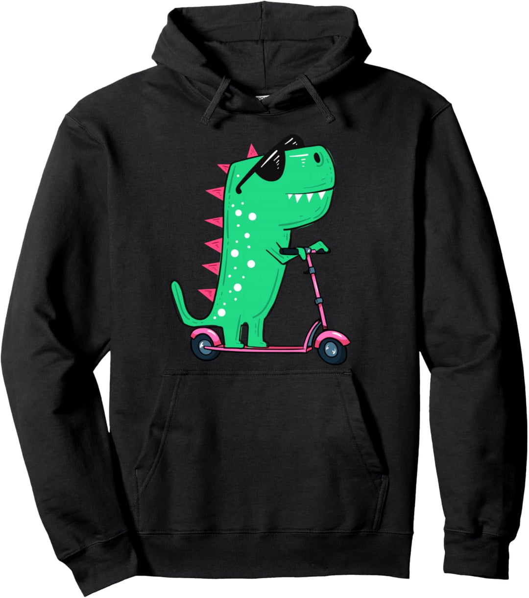 Dinosaurier T-Rex Roller Pullover Hoodie