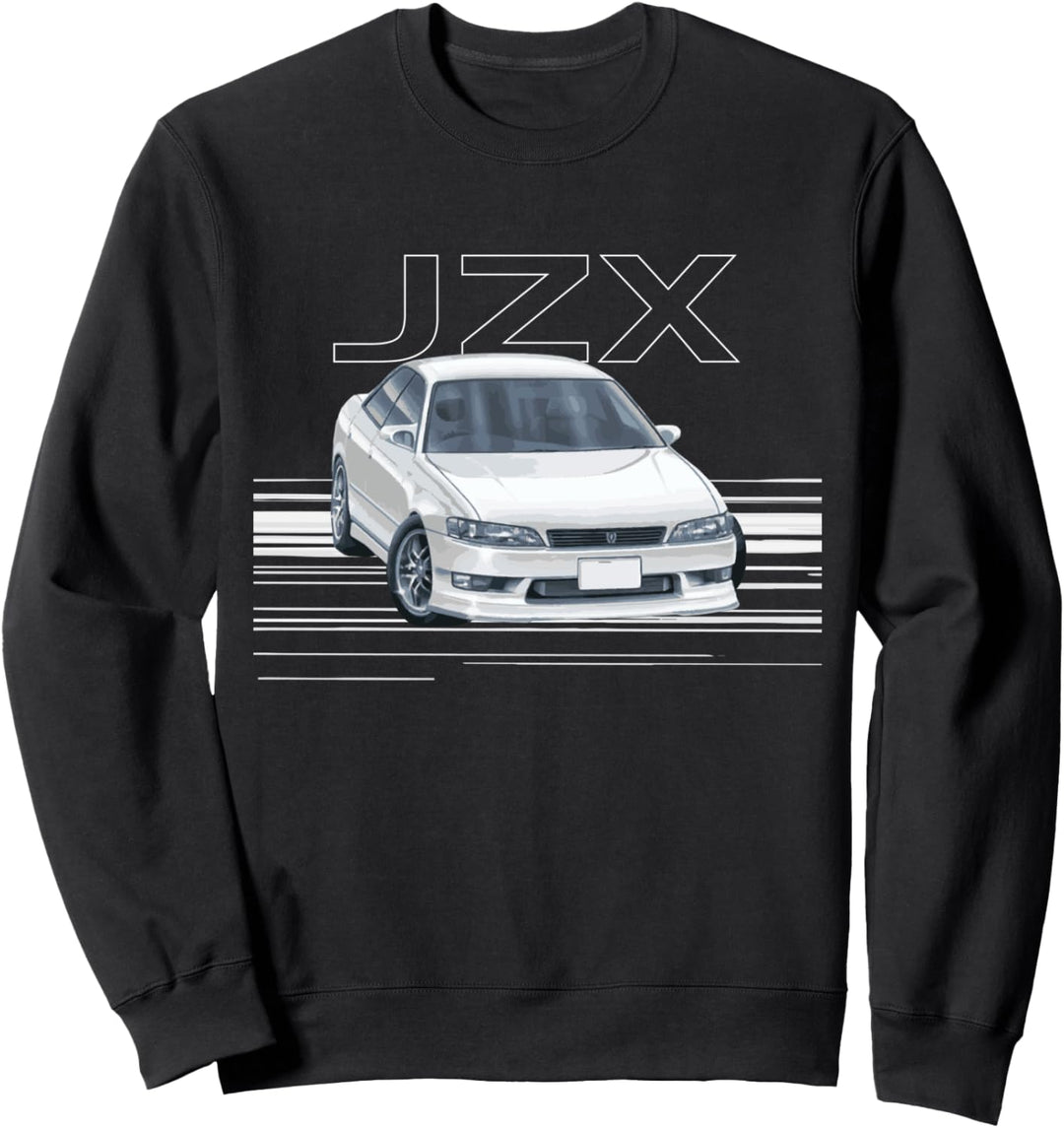 JDM Auto JZX100 in Drift Power Slide 1JZ Chaser Turbo Limousine Sweatshirt