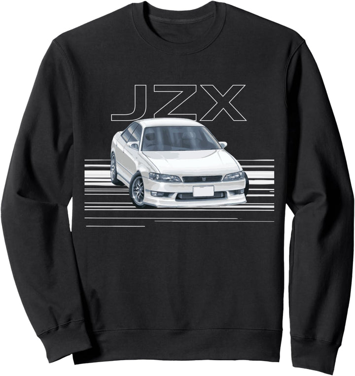 JDM Auto JZX100 in Drift Power Slide 1JZ Chaser Turbo Limousine Sweatshirt