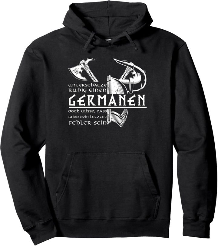 Vikinger Nordmänner Pullover Hoodie