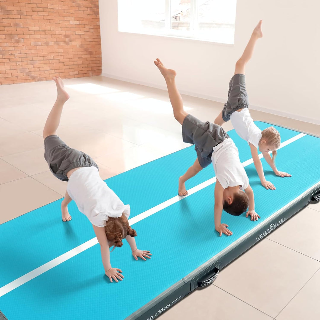 AIR Tracking TRACK Matte - aufblasbar Airtrack Tumbling Matte 10cm - 20cm hoch mit elektrischer Pump