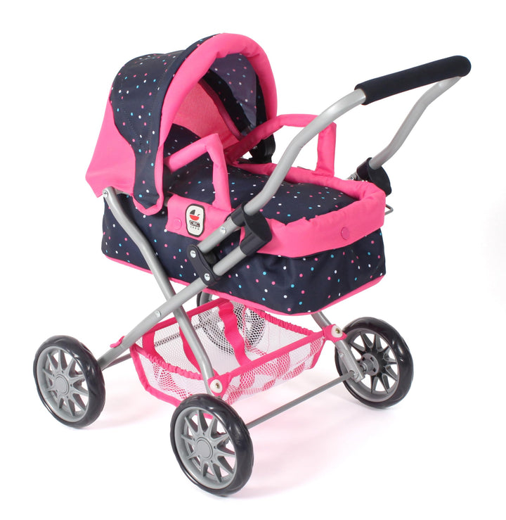 Bayer Chic 2000 - Puppenwagen Smarty, Kleiner Kinderpuppenwagen für Kinder ab 2 Jahren, Spielzeugkin