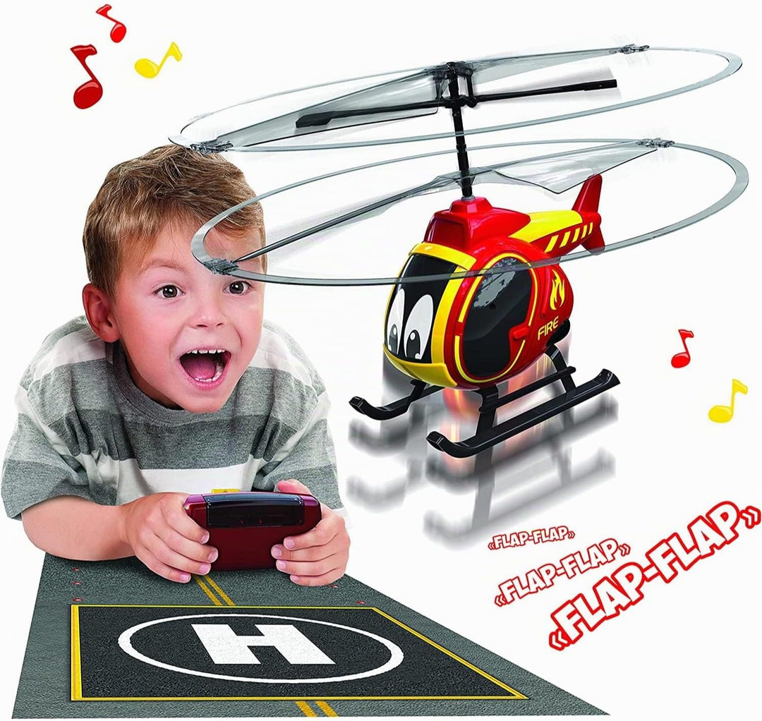 TOOKO 84703 MEIN ERSTER FEUERWEHRHUBSCHRAUBER by Silverlit, ferngesteuerter Hubschrauber, einfache S