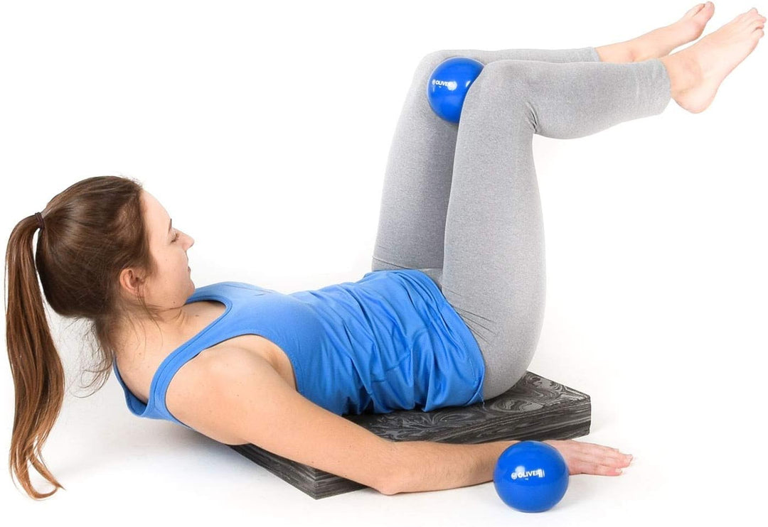 Oliver – Gewichtsbälle 1 Paar – Pilatesball ideal für Fitness, Functional Training, Yoga & Pilates –