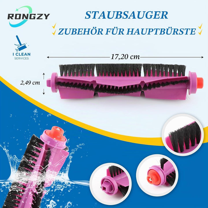 19PCS Zubehör für Eureka J12 Ultra mit 1 Hauptbürste, 6 Seitenbürsten, 4 Staubbeutel, 4 Mopp, 3 HEPA