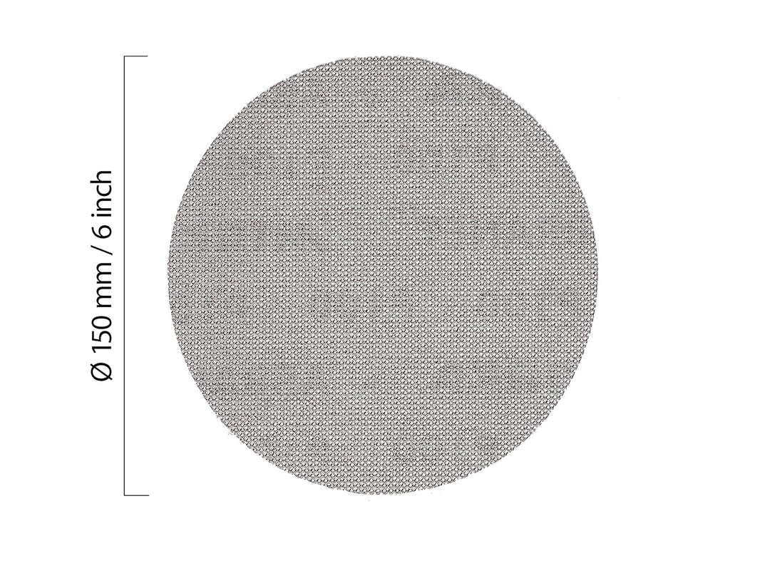 Mirka Abranet Schleifgitter Ø 125mm Klett/Korn P80 / 50 STK / 5423205080, Braun Abranet Netz-Schleif