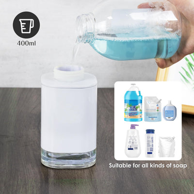 Seifenspender Automatisch mit Sensor Infrarot Elektrisch: 400ml Automatischer No Touch Dispenser Soa