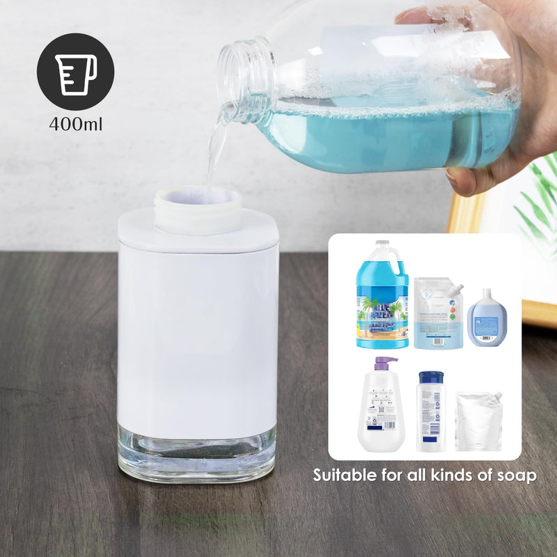 Seifenspender Automatisch mit Sensor Infrarot Elektrisch: 400ml Automatischer No Touch Dispenser Soa