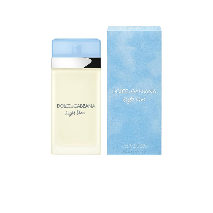 Dolce & Gabbana Light Blue Eau de Toilette, Damen, 200 ml Fruchtig 200 ml (1er Pack), Fruchtig 200 m