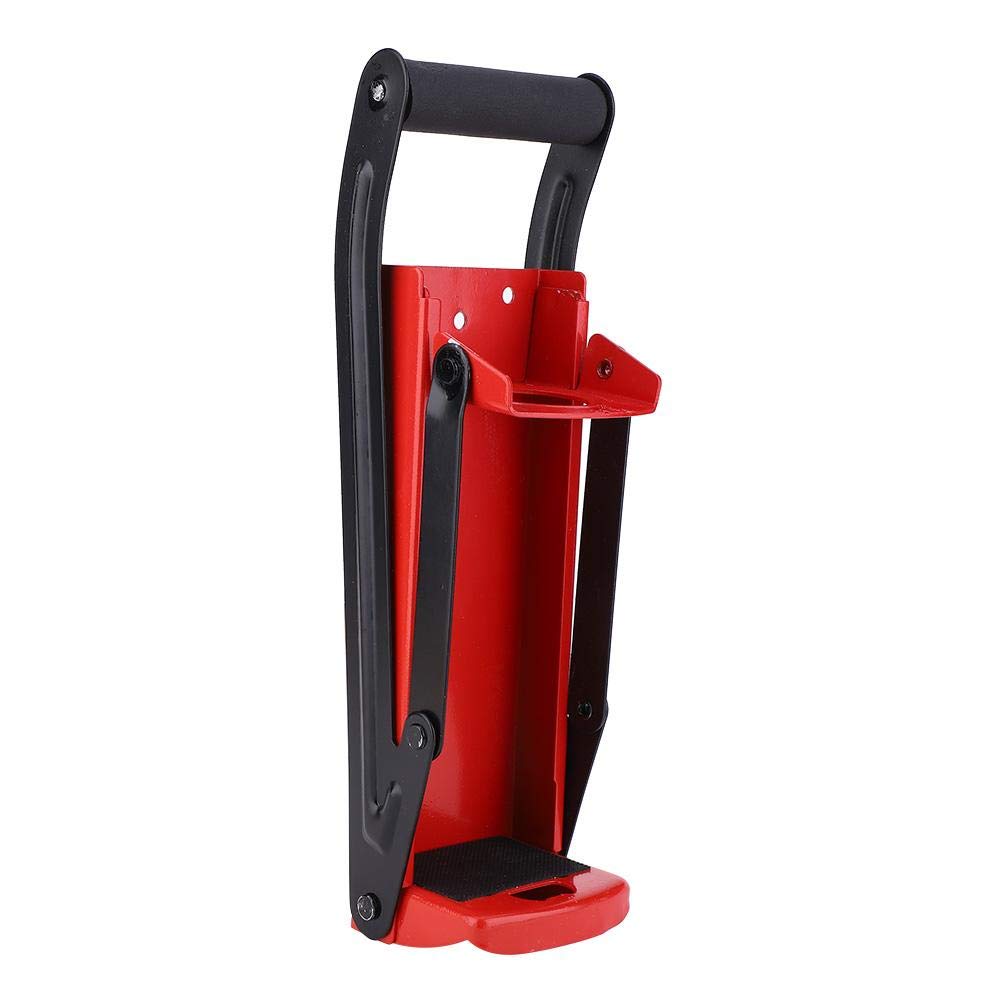 Dosenbrecher, 500 ml 16 Unzen und 12 Unzen Smasher Red Steel Gummigriff Kunststoffflasche Recycling-