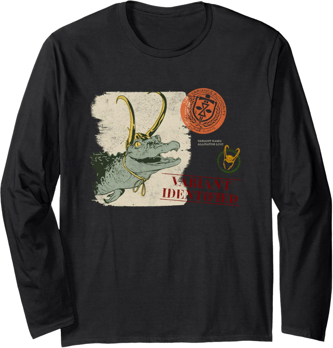 Marvel Loki Alligator Loki TVA Variant Identified Langarmshirt
