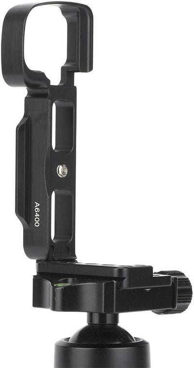 Topiky L-Platte für Sony A6400, Aluminium-Schnellwechselplatte für vertikale Aufnahmen L-Halterung 3