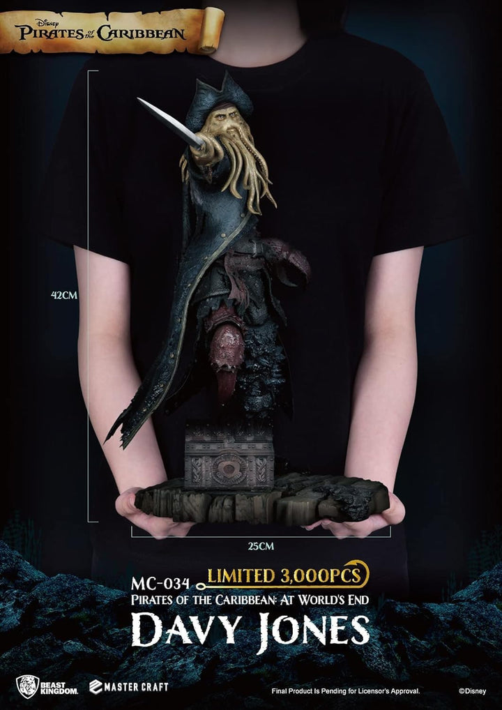Beast Kingdom MC-034 Pirate Fluch der Karibik: at World's End Master Craft Davy Jones, Mehrfarbig