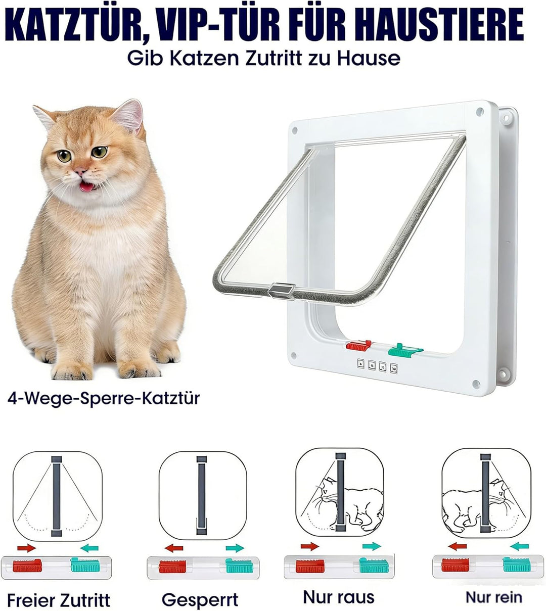 HiCaptain Katzenhaus Outdoor Winterfest Katzen Kunststoff verwildert Outdoor-Katzenhaus Welpenunterk