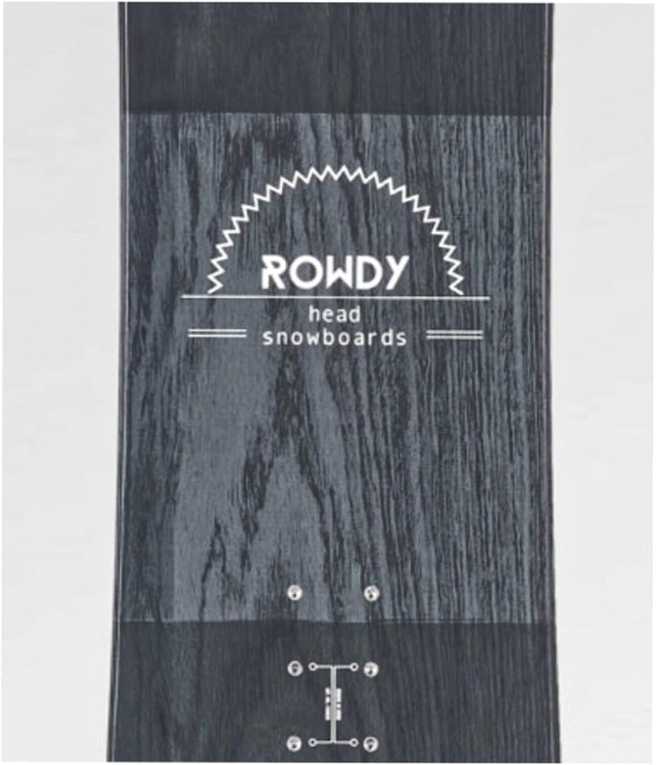 HEAD Unisex Jugend Rowdy Snowboard 128 Blau/rot/Schwarz, 128 Blau/rot/Schwarz