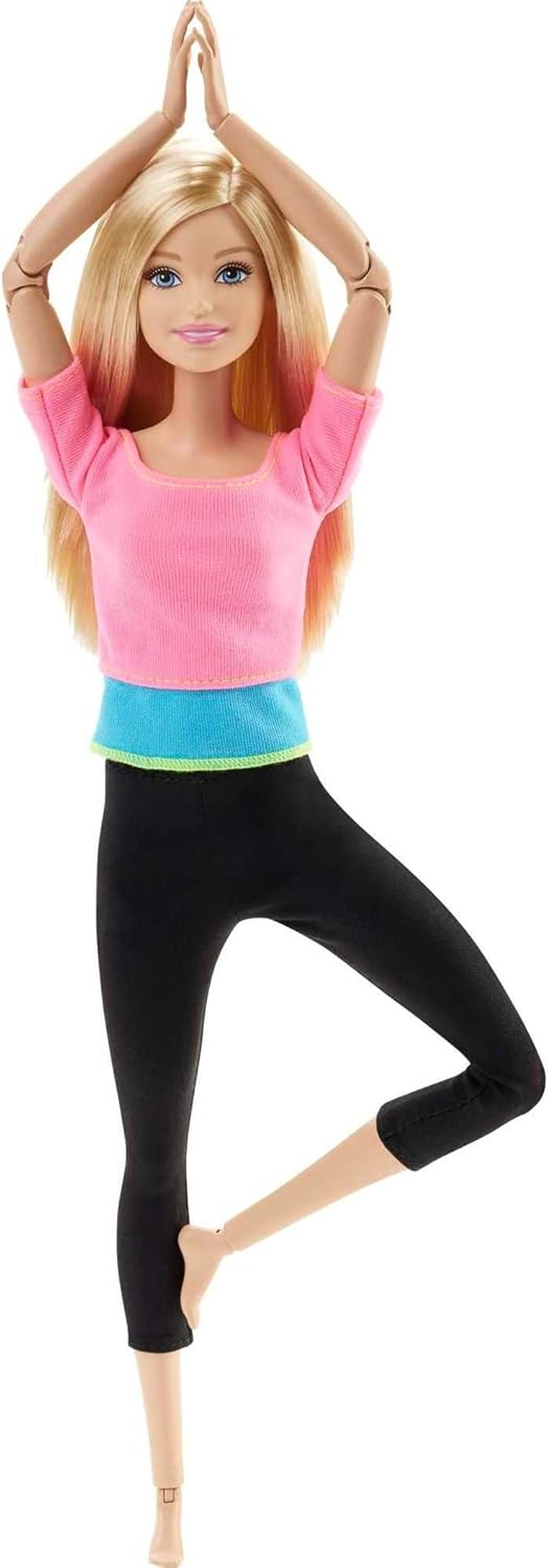 BARBIE Made To Move - Bewegliche Gelenke für realistische Posen und Bewegungen, sportliches Outfit u