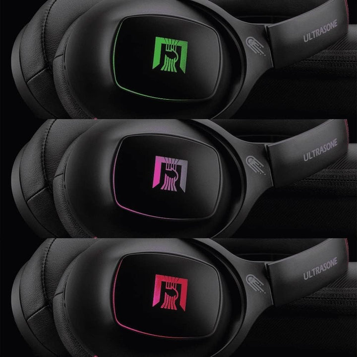 Ultrasone Meteor One Wireless RGB Gaming Headset, Schwarz