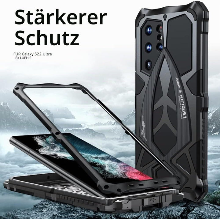 CeeEee Samsung Galaxy S22 Ultra Hülle 2022 360 Grad Outdoor Schutzhülle Case für S22ultra Integriert