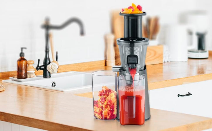 Severin Slow Juicer ES 3571 – Entsafter für Saft, Sorbet, Eis, Marmelade uvm. – elektrische Saftpres