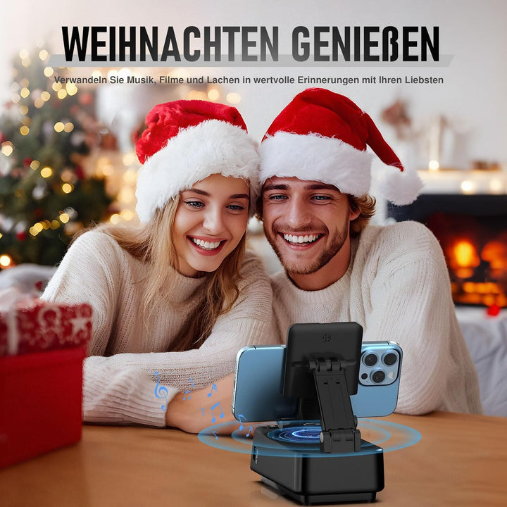 ZOOI Geschenke für Männer, Bluetooth Lautsprecher mit Handyständer, Gadgets Geburtstagsgeschenk für