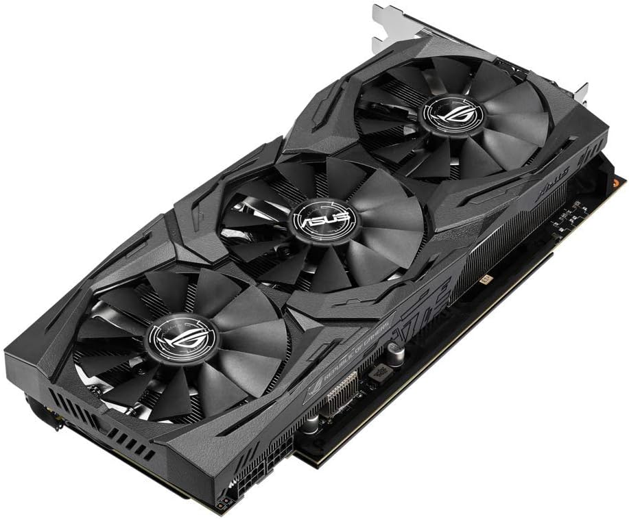 Asus ROG Strix RXVEGA56-O8G-Gaming Grafikkarte (AMD Radeon, PCIe, 8GB HBM2 Speicher, DVI, HDMI, Disp