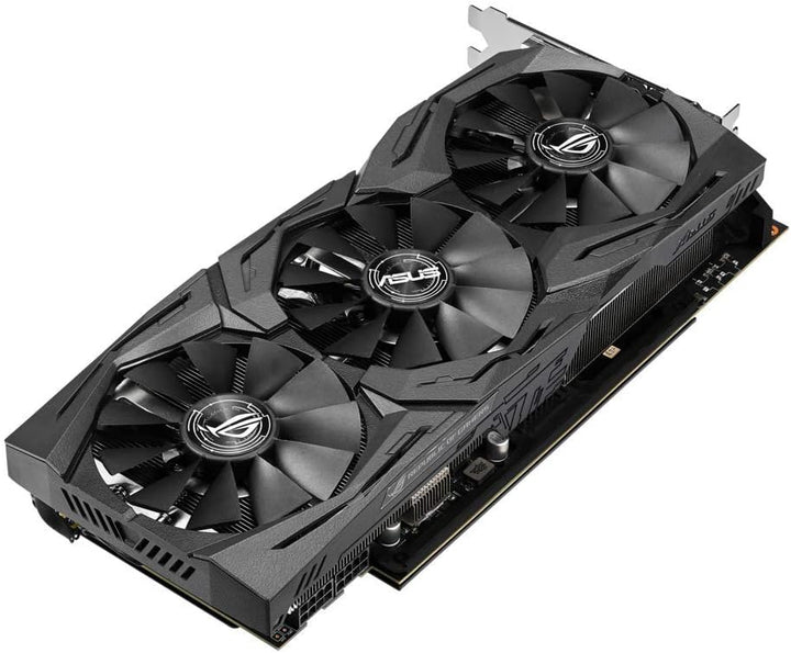 Asus ROG Strix RXVEGA56-O8G-Gaming Grafikkarte (AMD Radeon, PCIe, 8GB HBM2 Speicher, DVI, HDMI, Disp