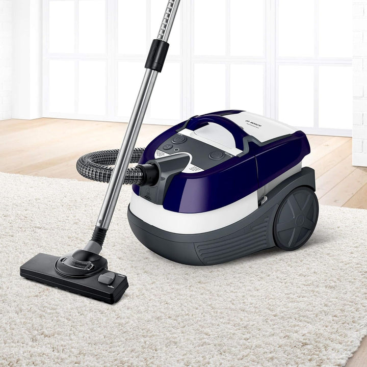 Bosch BWD41740 Waschsauger, 2.5 L, Aqua Wash&Clean, 5 Liter Wassertank, 6 Meter Kabel, 1700 W