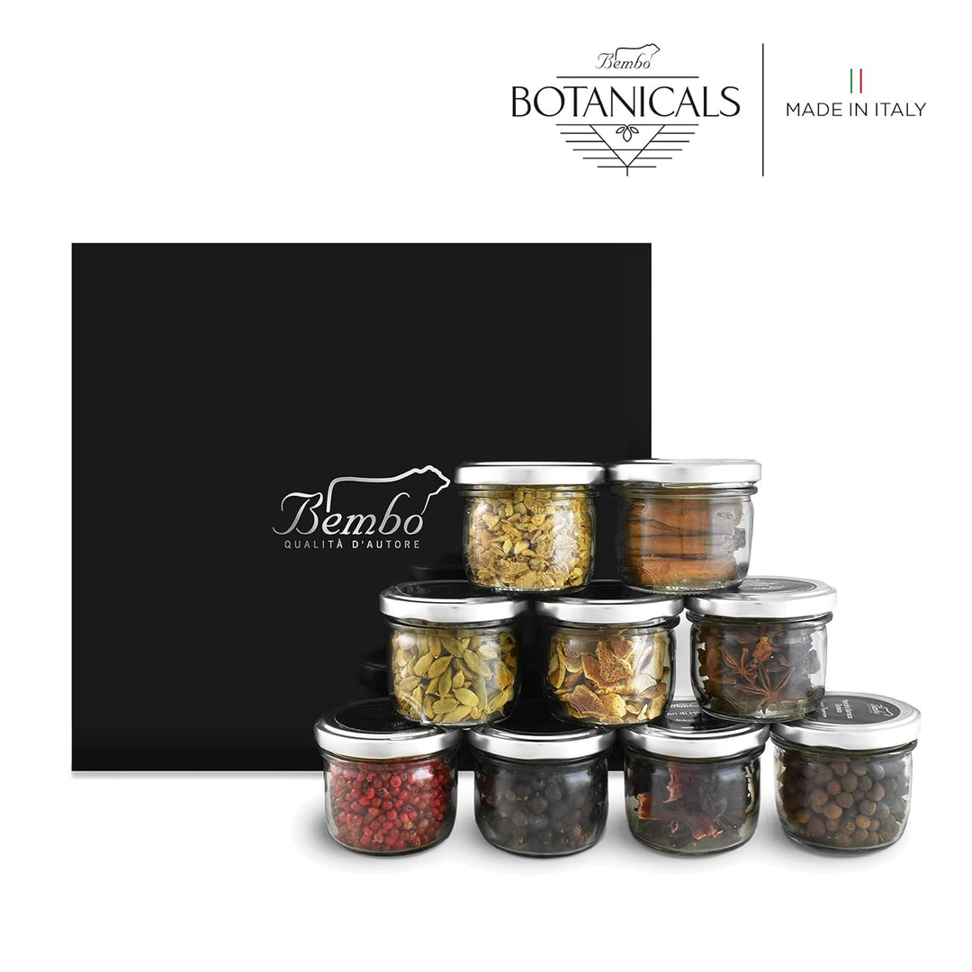 Botanisches Set für Gin Bembo - Botanik, Aromen Und Gewürze Für Gin Tonic – Made in Italy - Essentie
