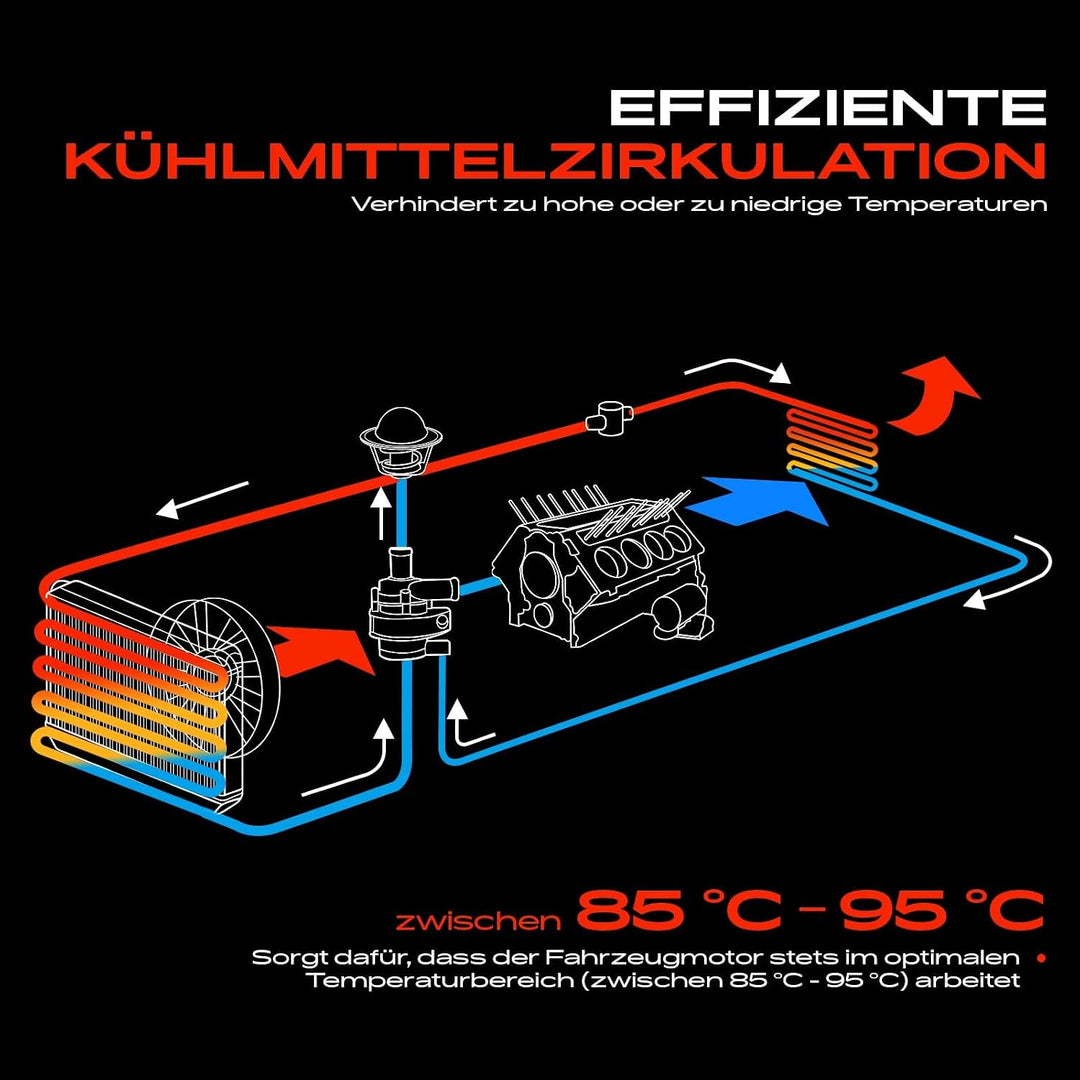 Frankberg Wasserpumpe Kompatibel mit Corsa A CC 93 94 98 99 S83 1.2L-1.6L 1982-1993 Astra F 56 57 1.